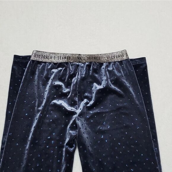 VICTORIA'S Secret The Velvet Skinny Glitter Polka-dot Mid Rise Skinny Leggings - Picture 8 of 9